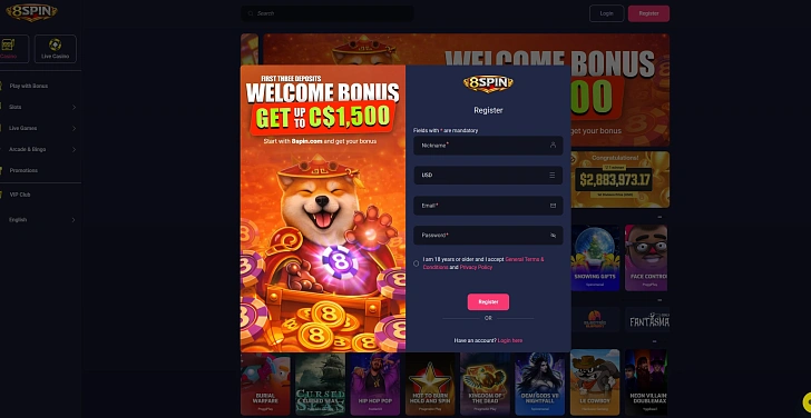Screenshot 20Bet