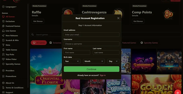Screenshot 20Bet