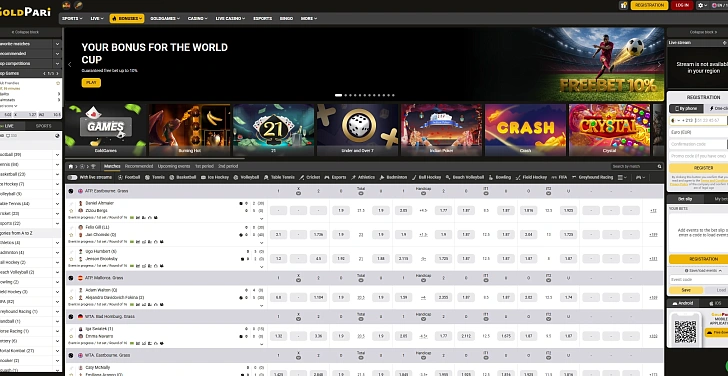Screenshot 20Bet