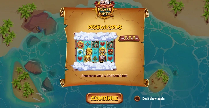 Base game: layout, bet controls and balance display.