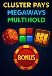Comparison of slot mechanics: Cluster Pays, Megaways, MultiHold – ROI, win streaks, bonuses