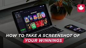 How to take a screenshot of your winnings in a slot