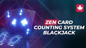 Zen card counting system in blackjack