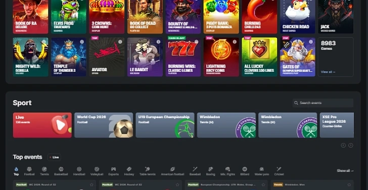 Screenshot 20Bet