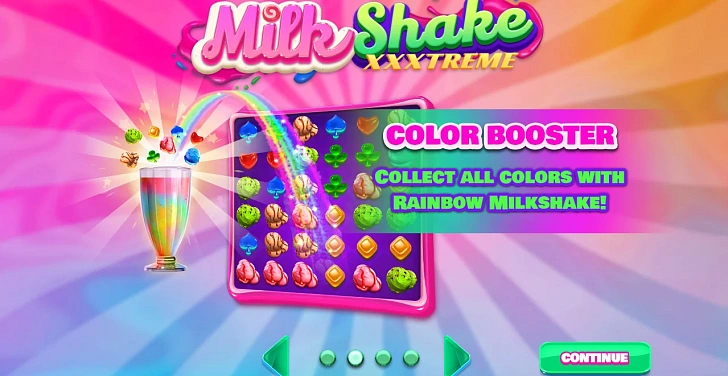 Base game: layout, bet controls and balance display.