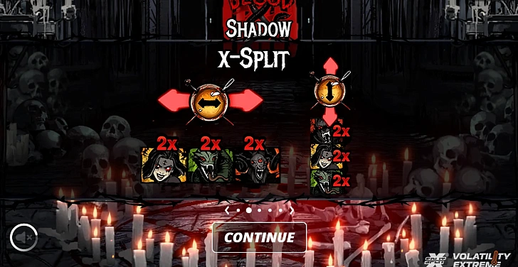 Base game: layout, bet controls and balance display.