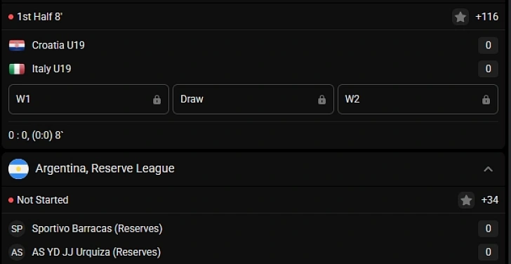Screenshot 20Bet