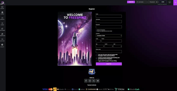 Screenshot 20Bet