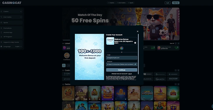 Screenshot 20Bet