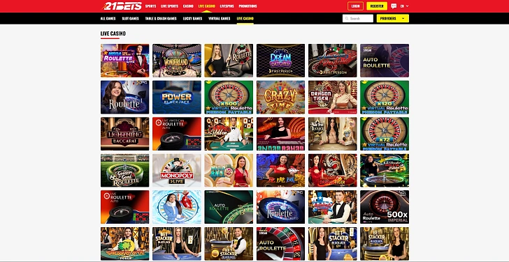 Screenshot 20Bet