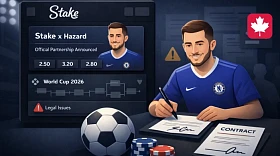 Eden Hazard becomes the face of Stake casino ahead of the 2026 World Cup