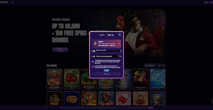Screenshot 20Bet