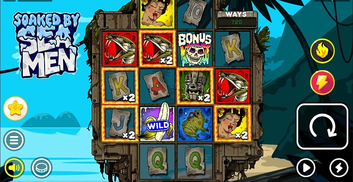 Gameplay process: wins, multipliers and cascade behaviour.