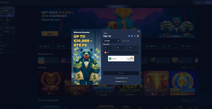 Screenshot 20Bet