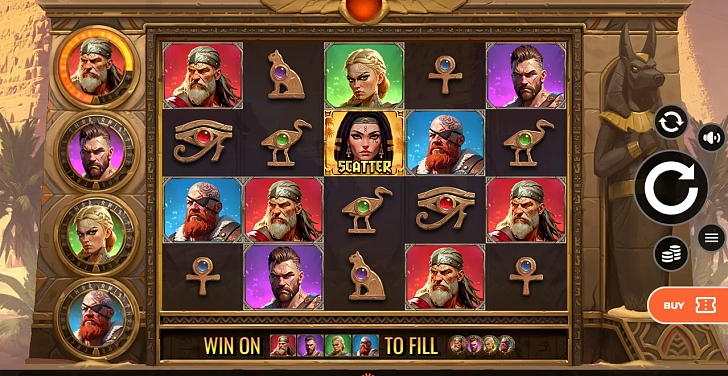 Gameplay process: wins, multipliers and cascade behaviour.