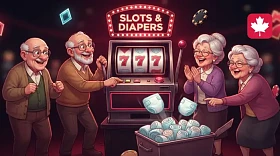Slots & Diapers Lets You Build a Casino with Seniors in Diapers