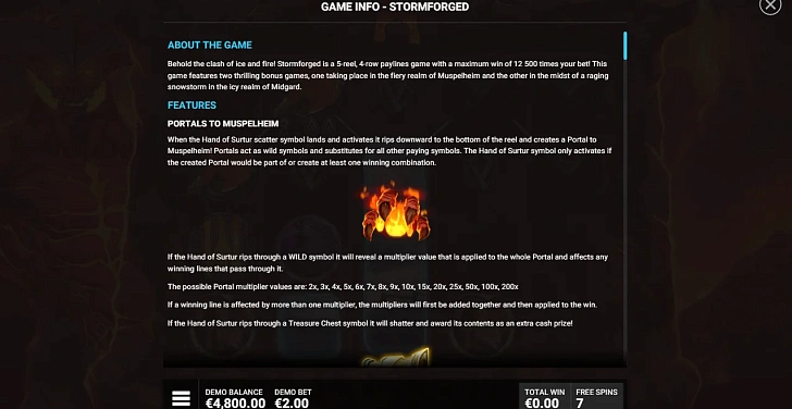 Settings: RTP, game rules, stakes and info panel.