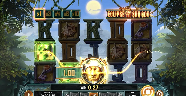 Base game: layout, bet controls and balance display.