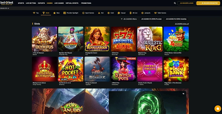 Screenshot 20Bet