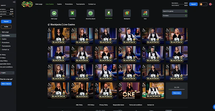 Screenshot 20Bet