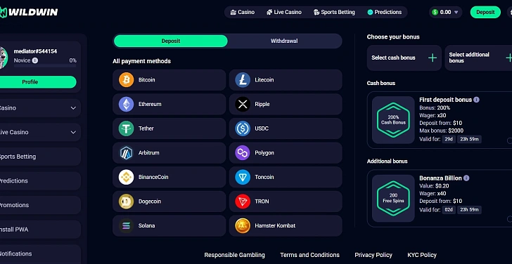 Screenshot 20Bet