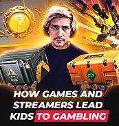 How do computer games and streamers introduce children to casinos?