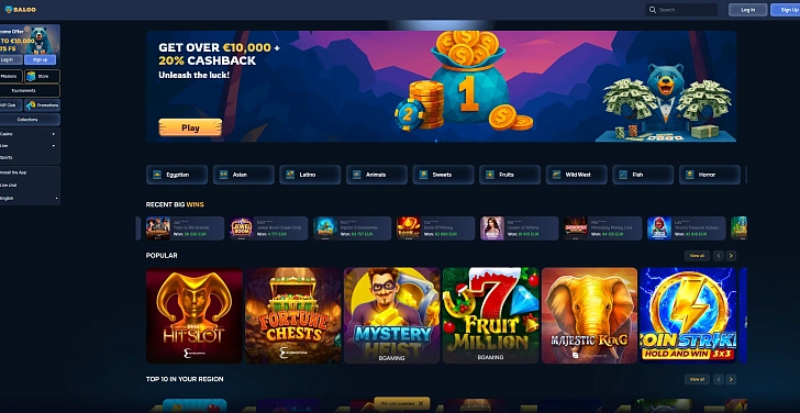 Screenshot 20Bet
