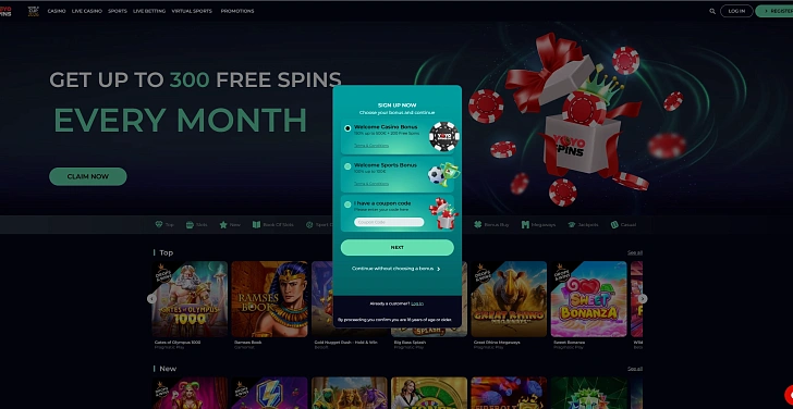 Screenshot 20Bet