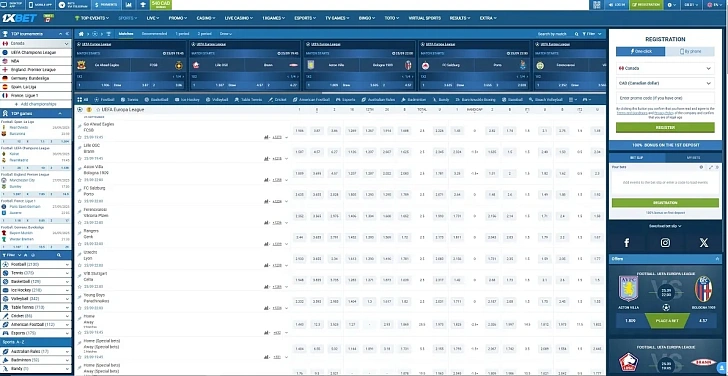 Screenshot 20Bet