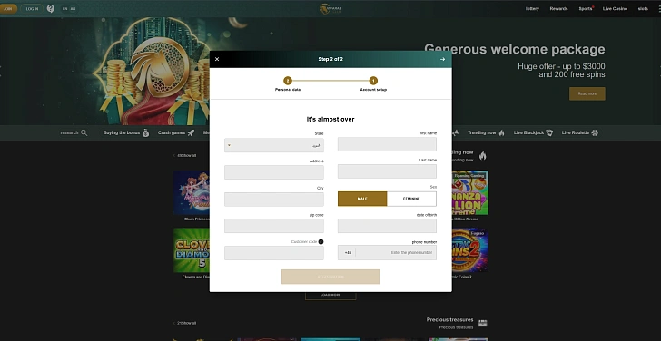 Screenshot 20Bet