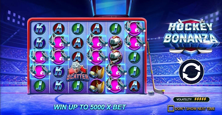Base game: layout, bet controls and balance display.