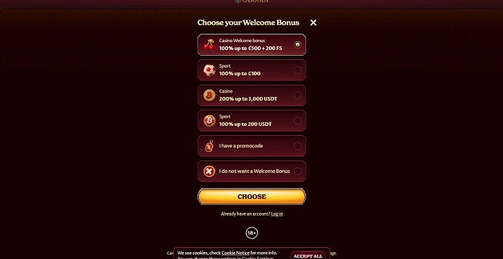 Screenshot 20Bet