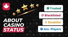 About Casino Statuses on CasinosInCanada.com