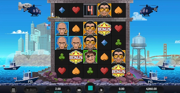 Gameplay process: wins, multipliers and cascade behaviour.