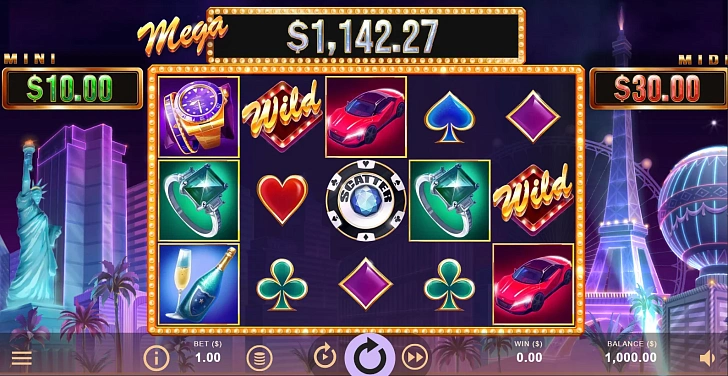 Gameplay process: wins, multipliers and cascade behaviour.