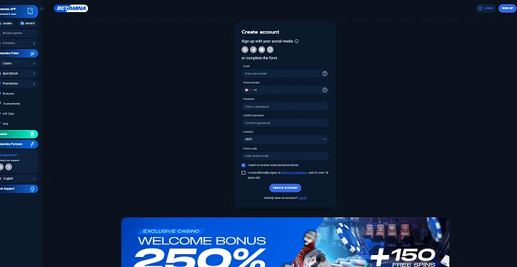 Screenshot 20Bet