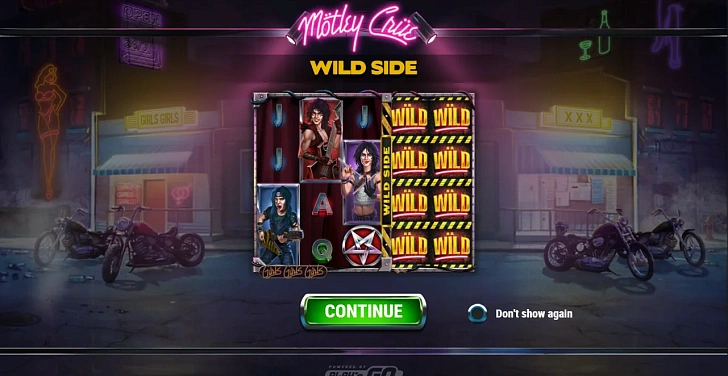 Base game: layout, bet controls and balance display.