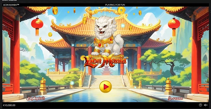 Base game: layout, bet controls and balance display.