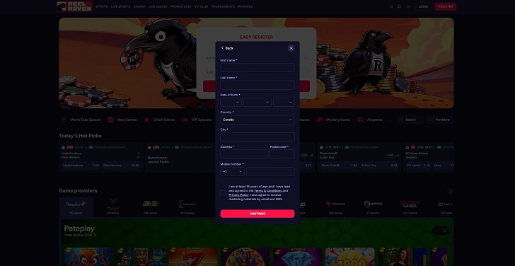 Screenshot 20Bet