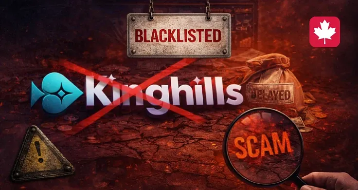 Kinghills Casino: Blacklisted. Lowered RTP, Delayed Payouts, and Scam - Our Investigation