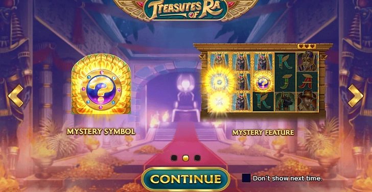 Base game: layout, bet controls and balance display.