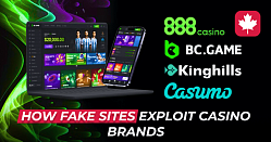 How Fake Sites Profit From Casino Brands: BC Game, KingHills, and Other Fake Sites for Deception