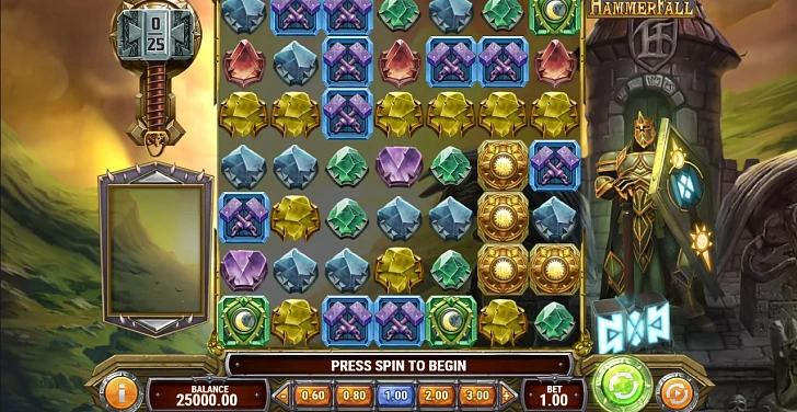 Gameplay process: wins, multipliers and cascade behaviour.