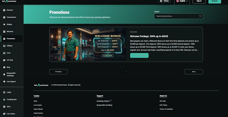 Screenshot 20Bet