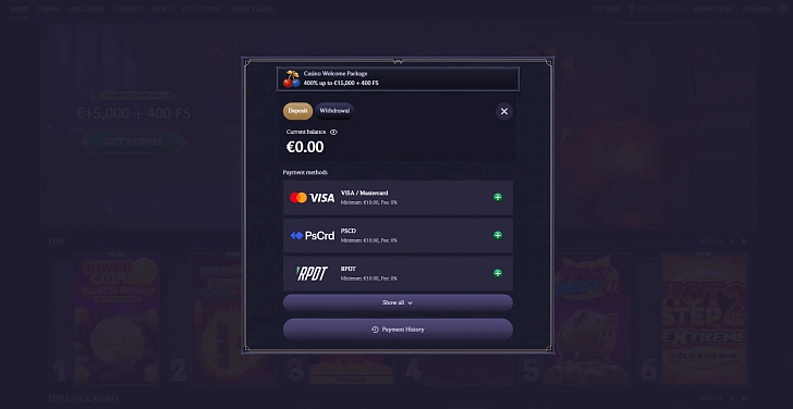 Screenshot 20Bet