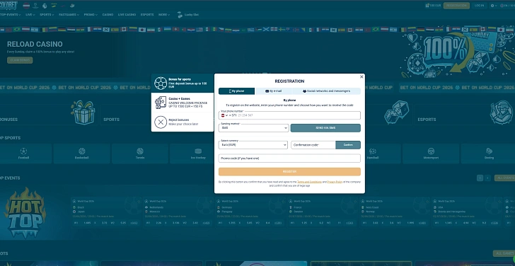 Screenshot 20Bet