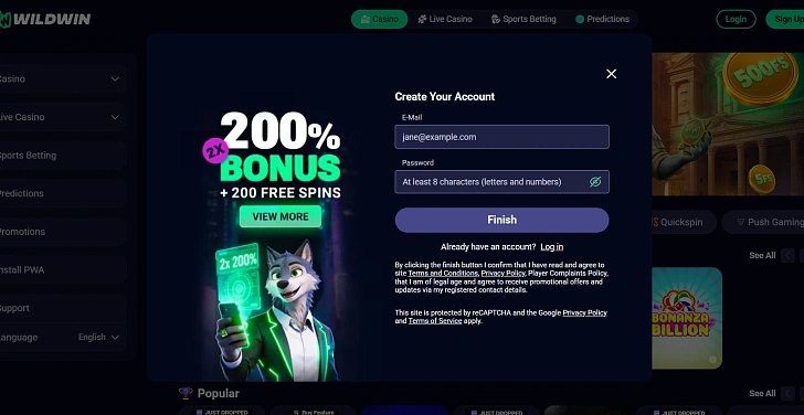 Screenshot 20Bet