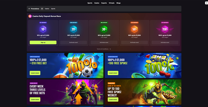 Screenshot 20Bet