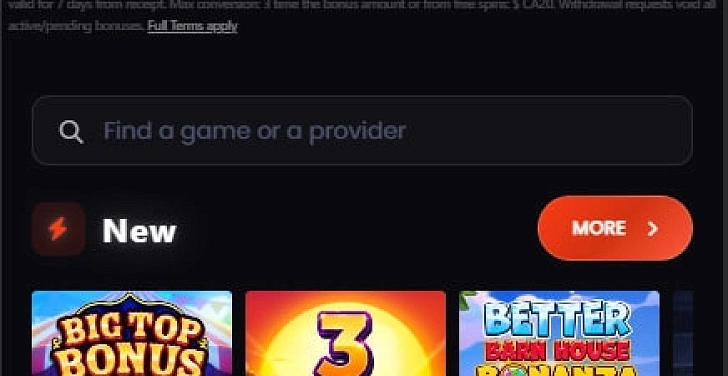 Screenshot 20Bet