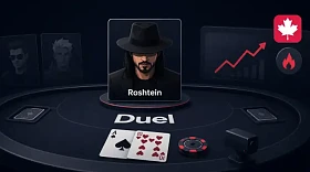 Duel Keeps the Shitshow Parade Going: Roshtein Came Out to Deal Cards at the Blackjack Table